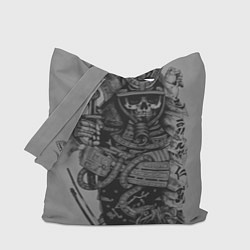 Сумка-шопер Мертвый самурай призрак, цвет: 3D-принт