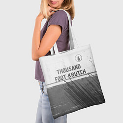 Сумка-шопер Thousand Foot Krutch - white gradient посередине, цвет: 3D-принт — фото 2