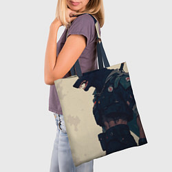 Сумка-шопер Человек-волк, цвет: 3D-принт — фото 2