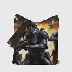 Сумка-шопер Клоны звездные войны, цвет: 3D-принт