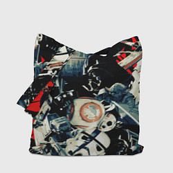 Сумка-шопер Звездные войны персонажи, цвет: 3D-принт