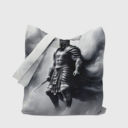 Сумка-шоппер Спартанский воин среди львов