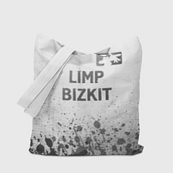 Сумка-шопер Limp Bizkit - white gradient посередине, цвет: 3D-принт