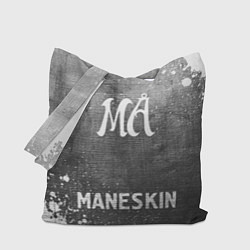 Сумка-шопер Maneskin - grey gradient по-центру, цвет: 3D-принт