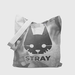 Сумка-шопер Stray - white gradient, цвет: 3D-принт