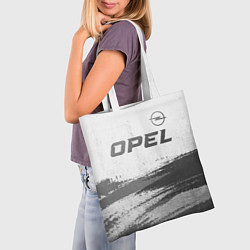 Сумка-шопер Opel - white gradient посередине, цвет: 3D-принт — фото 2