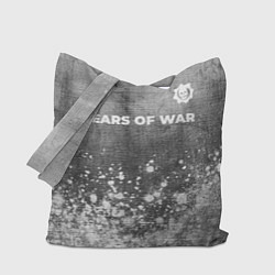Сумка-шопер Gears of War - grey gradient посередине, цвет: 3D-принт