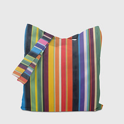 Сумка-шоппер Разноцветная полоска