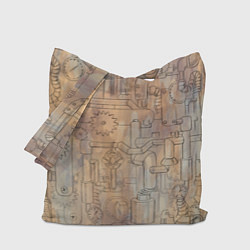 Сумка-шоппер Стимпанк элементы