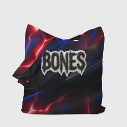 Сумка-шопер Логотип Bones из земли, цвет: 3D-принт