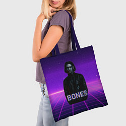 Сумка-шопер Bones retrowave, цвет: 3D-принт — фото 2