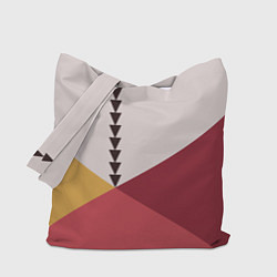 Сумка-шоппер Колор-блок фруктовый чиа пудинг