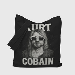 Сумка-шопер Курт Кобейн - гранж-арт, цвет: 3D-принт