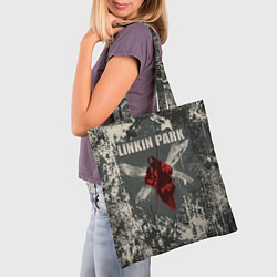 Сумка-шопер Linkin Park - Hybrid Theory, цвет: 3D-принт — фото 2