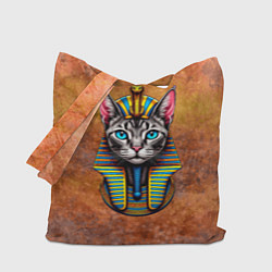 Сумка-шопер Богиня-кошка Баст, цвет: 3D-принт