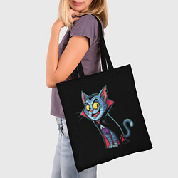 Сумка-шопер Котодракула, цвет: 3D-принт — фото 2