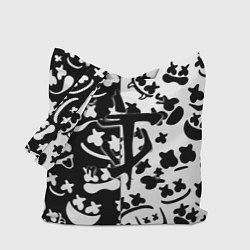 Сумка-шоппер Doom x Marshmello pattern
