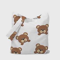 Сумка-шопер Мордашка мишки, цвет: 3D-принт