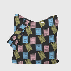 Сумка-шопер Советские билеты транспорта, цвет: 3D-принт