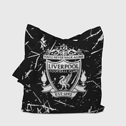 Сумка-шопер Ливерпуль краски штрихи, цвет: 3D-принт