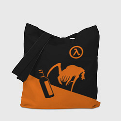 Сумка-шопер Халф лайф - хедкраб, цвет: 3D-принт