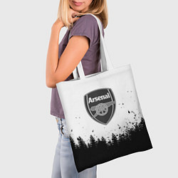 Сумка-шопер Arsenal черный лес, цвет: 3D-принт — фото 2