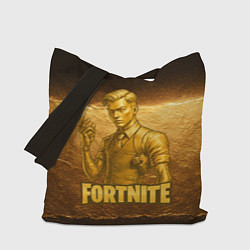 Сумка-шопер Fortnite золотой Мидас, цвет: 3D-принт