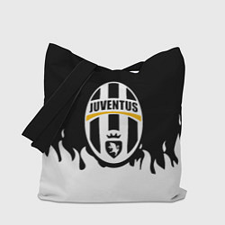 Сумка-шопер Juventus белый огонь, цвет: 3D-принт