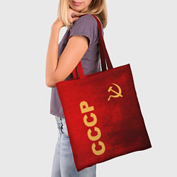 Сумка-шопер Советский союз символика, цвет: 3D-принт — фото 2