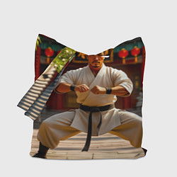 Сумка-шопер Мастер кунг-фу в храме Шаолинь, цвет: 3D-принт