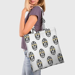 Сумка-шопер Juventus Pattern, цвет: 3D-принт — фото 2