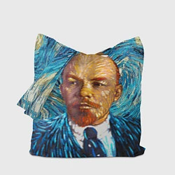 Сумка-шопер Ленин Ван Гога, цвет: 3D-принт