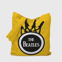Сумка-шопер The Beatles: Yellow Vinyl, цвет: 3D-принт