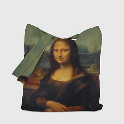 Сумка-шопер Леонардо да Винчи - Мона Лиза, цвет: 3D-принт