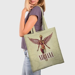 Сумка-шопер Nirvana Angel, цвет: 3D-принт — фото 2