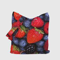 Сумка-шопер Berries, цвет: 3D-принт