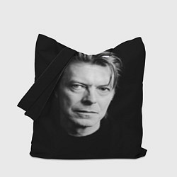 Сумка-шопер David Bowie: Black Face, цвет: 3D-принт