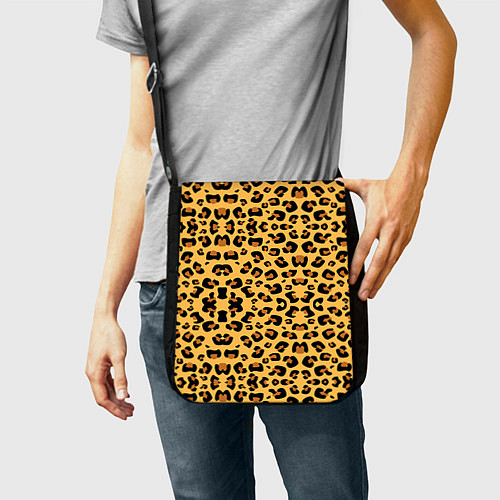 Сумка на плечо Шкура леопарда / 3D-принт – фото 2
