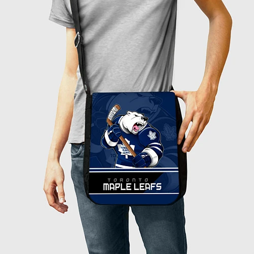 Сумка на плечо Toronto Maple Leafs / 3D-принт – фото 2