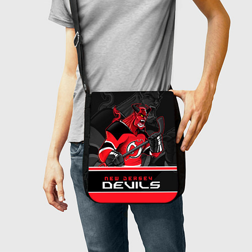 Сумка на плечо New Jersey Devils / 3D-принт – фото 2