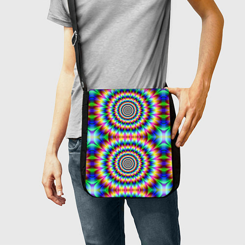 Сумка на плечо Grazy fractal / 3D-принт – фото 2