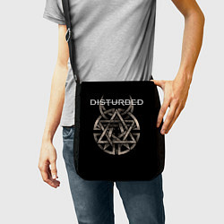 Сумка на плечо Disturbed Logo, цвет: 3D-принт — фото 2