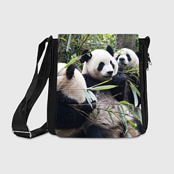 Сумка на плечо Семейка панд, цвет: 3D-принт