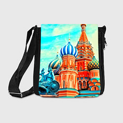 Сумка на плечо Blue Kremlin, цвет: 3D-принт