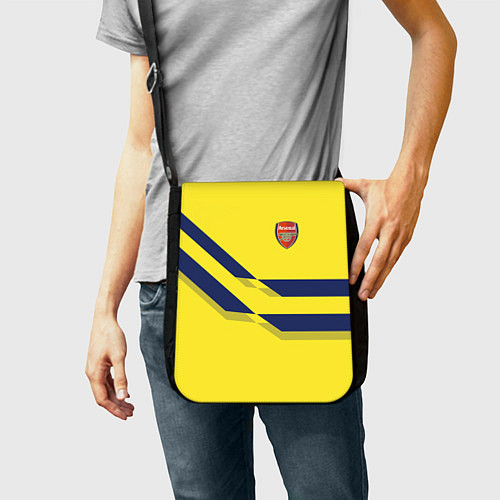 Сумка на плечо Arsenal FC: Yellow style / 3D-принт – фото 2