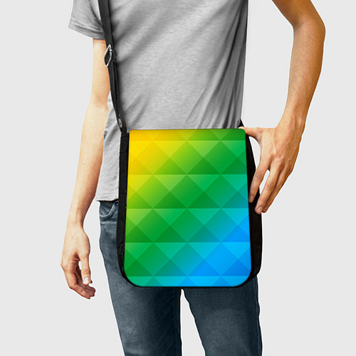 Сумка на плечо Colored wall / 3D-принт – фото 2