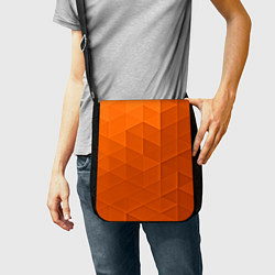 Сумка на плечо Orange abstraction, цвет: 3D-принт — фото 2