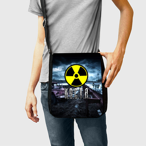 Сумка на плечо S.T.A.L.K.E.R: Костя / 3D-принт – фото 2