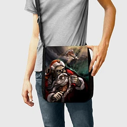 Сумка на плечо Bad Santa Claus, цвет: 3D-принт — фото 2