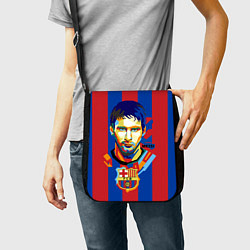 Сумка на плечо Lionel Messi, цвет: 3D-принт — фото 2